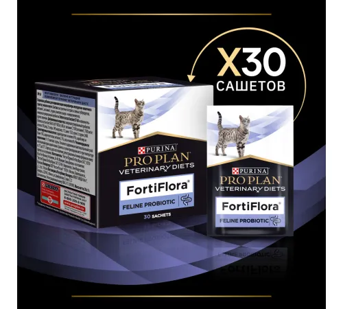Pro Plan Veterinary Diets FortiFlora Feline, 1 шт/уп