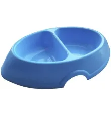 ZooExpress Миска овальная двойная, 2х0,2 л