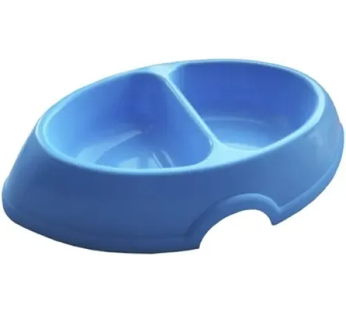 ZooExpress Миска овальная двойная, 2х0,2 л