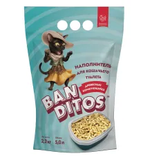 Banditos Наполнитель древесный, 5 л/2,2 кг