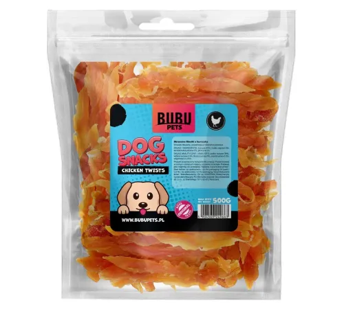 Bubu Pets Твистеры из куриного филе, 500 г