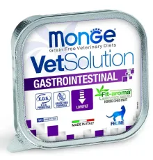 Monge Консервы VetSolution Gastrointestinal Cat Low fat (Курица, свинина), 100 г