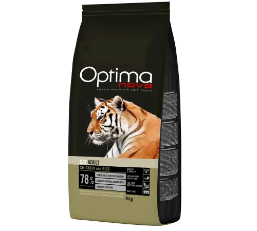 Optimanova Cat Adult (Курица и рис), 2 кг