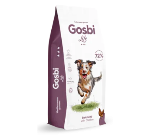 Gosbi Life Dog Balanced (Курица), 12 кг