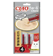 INABA CIAO CHURU Здоровье ЖКТ Куриное филе, 14 г х 4 шт