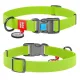 Collar Ошейник Waudog Waterproof, салатовый 25 мм, 35 - 58 см
