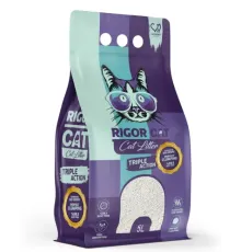 Rigor Cat Наполнитель бентонитовый Лаванда, 5 л