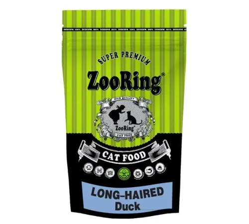 ZooRing Long-Haired Adult Cat (Утка), 350 г