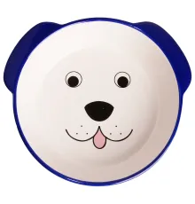 Mr.Kranch Миска Мордочка собаки, синяя, 180 мл