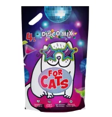 FOR CATS Наполнитель силикагелевый Disco Mix (лотос), 4 л