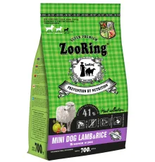 ZooRing Adult Mini Dog (Ягненок, рис), 700 г