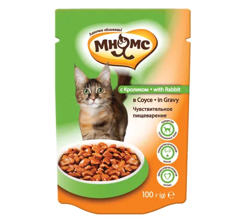 Мнямс Паучи с кроликом (соус) 100 г