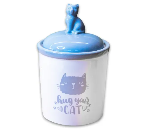 Mr.Kranch Бокс для хранения корма Hug your cat, 1650 мл
