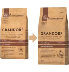 Grandorf Adult Medium & Maxi (Утка, индейка), 1 кг
