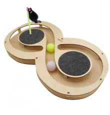 GoSi Игровой трек для кошек Восьмерка, 49х27х3,6 см