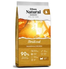 Dibaq Natural Moments Cat Sterilized (Лосось, курица), 2 кг