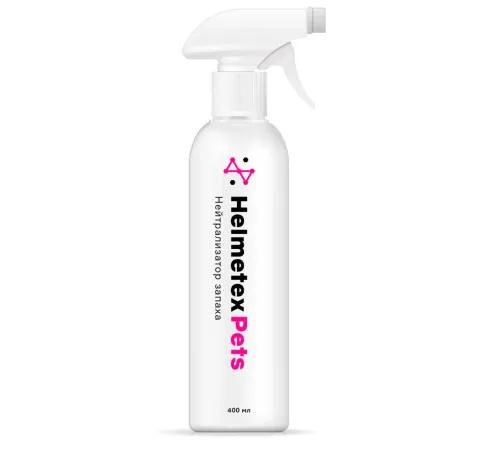 Helmetex Pets Нейтрализатор запаха домашних животных с ароматом цитруса, 400 мл