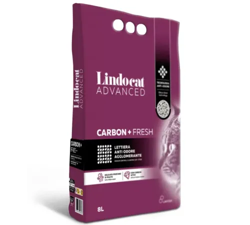Lindocat Наполнитель Advanced Carbon + Fresh, 8 л