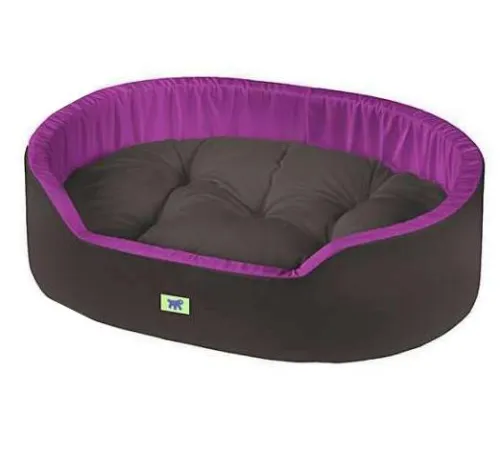 Ferplast Софа DANDY, черный/фиолетовый 65 х 46 х 17 см