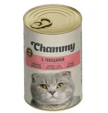Chammy Консервы для кошек (Говядина в соусе), 415 г