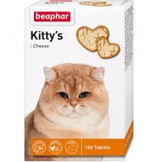 Beaphar Кормовая добавка Kitty's + Cheese 180 табл.