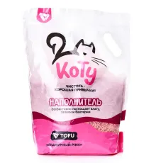 КОТУ Наполнитель TOFU Гламурный PINK 6 л