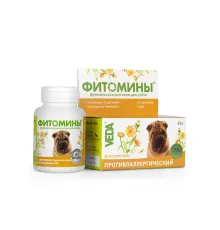 VEDA Фитомины антиаллергические для собак 100 таб