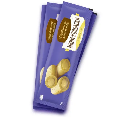 Мини-колбаски с пюре из сыра для кошек, 4х10 г