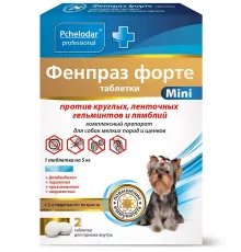 Pchelodar Фенпраз Форте таблетки для собак мелких пород, 1 таб