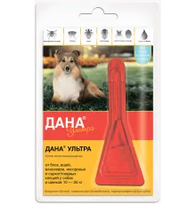 Apicenna Дана ультра для собак и щенков 10-20 кг, 1 пипетка