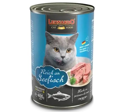 Leonardo (Rich in ocean fish), 400 г х 10 шт