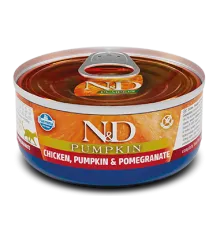 Консервы Farmina N&D Pumpkin Cat (Курица, тыква, гранат), 70 г
