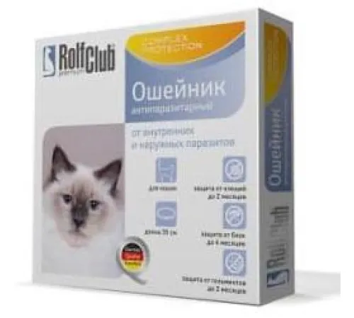 Экопром Ошейник RolfClub для кошек 40 см
