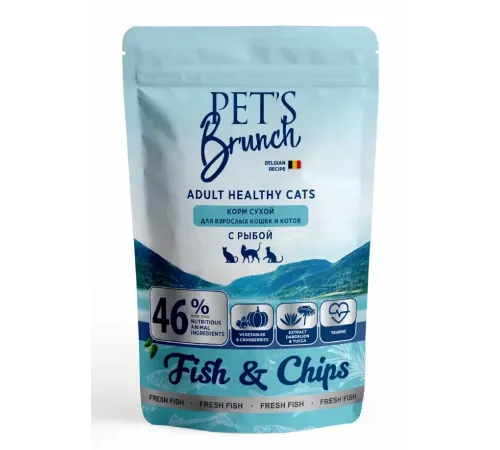 Pet's Brunch Adult Healthy Cats (Рыба), 400 г