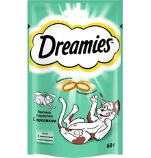 Dreamies Подушечки для кошек с кроликом 60 г