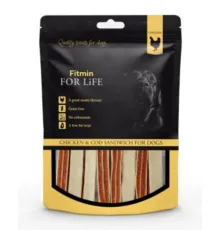 Fitmin Лакомство Chicken & cod sandwich for dogs, 70 г