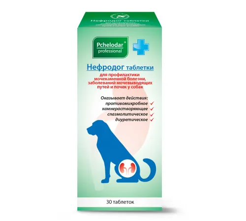 Pchelodar Нефродог для собак, 30 таб