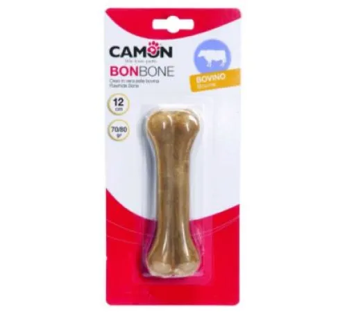 CAMON Кость жевательная из говяжьей кожи, 12,5 см (1 шт/уп)