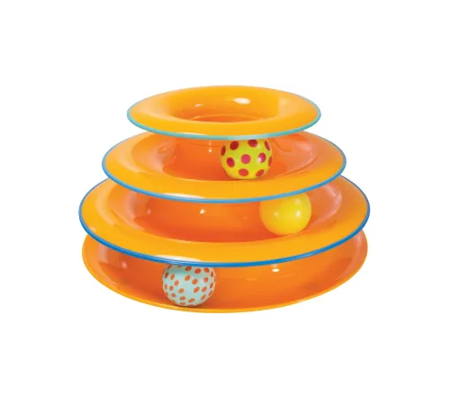 Petstages Игрушка для кошек Трек 3 этажа, 24 см