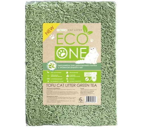 Eco One Тофу Зеленый чай, 6 л