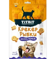 ТИТБИТ Крекер рыбки со вкусом лосось-форель, 80 г