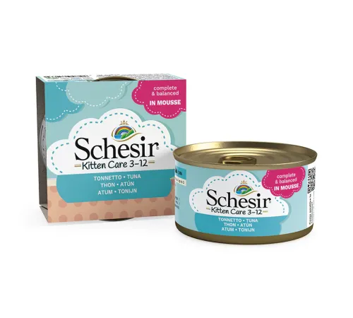Schesir Kitten Care Mousse (Тунец), 85 г
