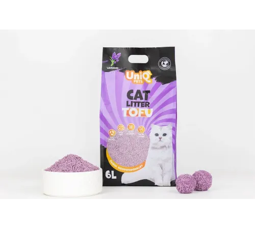 UniQ Pets Tofu Lavander, 6 л (2,5 кг)