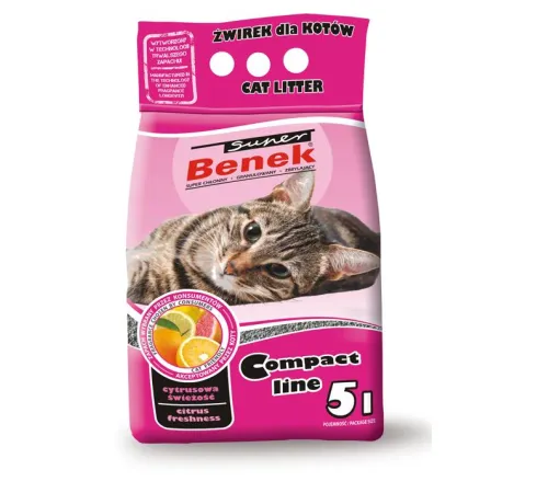 Super Benek Compact (Цитрусовая свежесть), 10 л