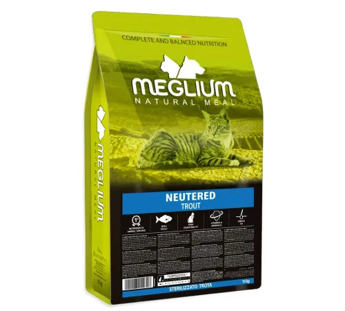 Meglium Сat Neutered (Форель), 10 кг