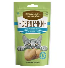 Деревенские лакомства Сердечки с таурином для здоровья сердца, 30 г
