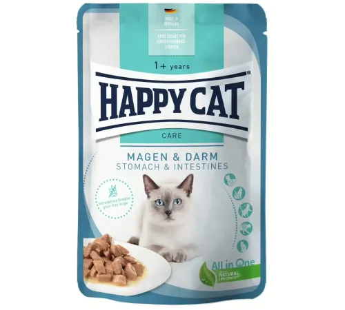Happy Cat Sensitive Кусочки в соусе, 85 г