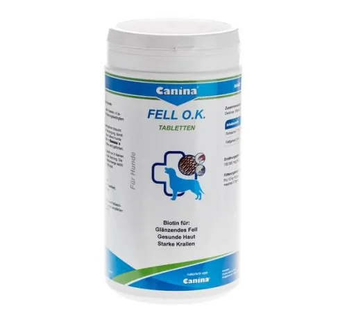 Canina Fell O.K. Tabletten для собак, 1000 г