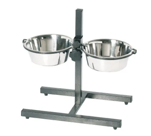 For Friends Стойка с металлическими мисками, 1,8 л