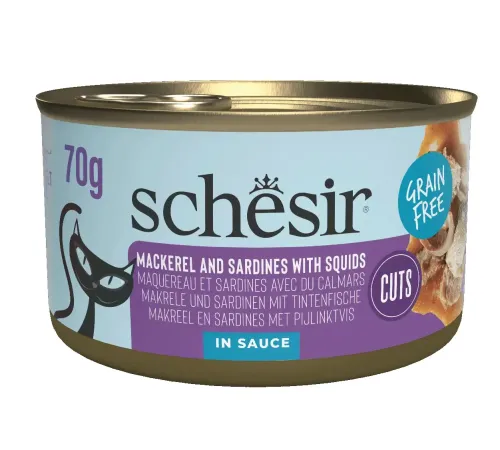 Schesir Grill in Sauce (Скумбрия и сардина), 70 г